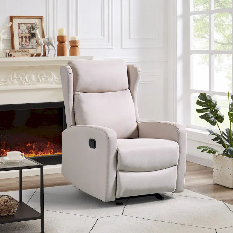 Fauteuil inclinable à bascule pour salon, fauteuil inclinable moderne réglable, canapé inclinable avec support lombaire