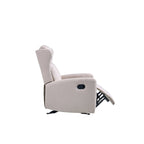 Fauteuil inclinable à bascule pour salon, fauteuil inclinable moderne réglable, canapé inclinable avec support lombaire
