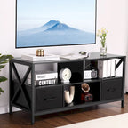 Meuble TV pour téléviseur de 50 pouces, meuble de divertissement avec rangement - 42 pouces
