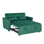 Canapé-lit convertible moderne avec futon, dossier réglable, accoudoirs