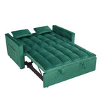Canapé-lit convertible moderne avec futon, dossier réglable, accoudoirs