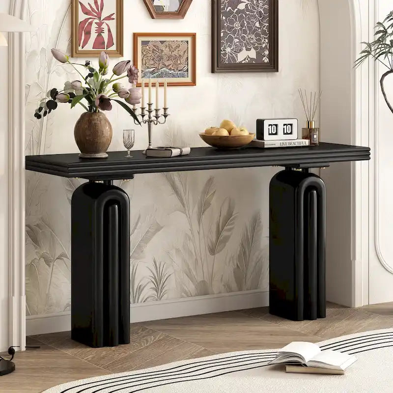 Console de 60" de long, table d'entrée, table d'appoint pour salon et couloir