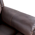 Fauteuil inclinable électrique noir, avec massage, chauffage, ports USB, support de téléphone et poches latérales, inclinaison réglable jusqu'à 139