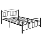 Cadre de lit plateforme en acier robuste avec tête et pied de lit – Simple/Double/Grand, sans sommier à ressorts