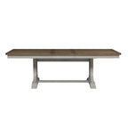 Table à tréteaux Châtaigne "La Ferme Réinventée" Blanc Antique