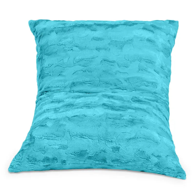 3.5 Pieds Géant Faux Fourrure Oreiller de Sol pour Enfants – Pouf, Tapis de Sol et Lit de Repos