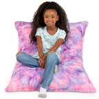 3.5 Pieds Géant Faux Fourrure Oreiller de Sol pour Enfants – Pouf, Tapis de Sol et Lit de Repos