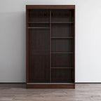 Armoire moderne Aria brillante 2 portes avec miroir