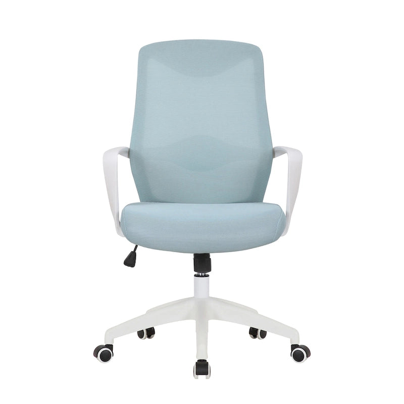 Chaise de bureau ergonomique en maille avec assise et support lombaire réglables en hauteur