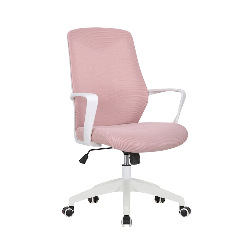 Chaise de bureau ergonomique en maille avec assise et support lombaire réglables en hauteur