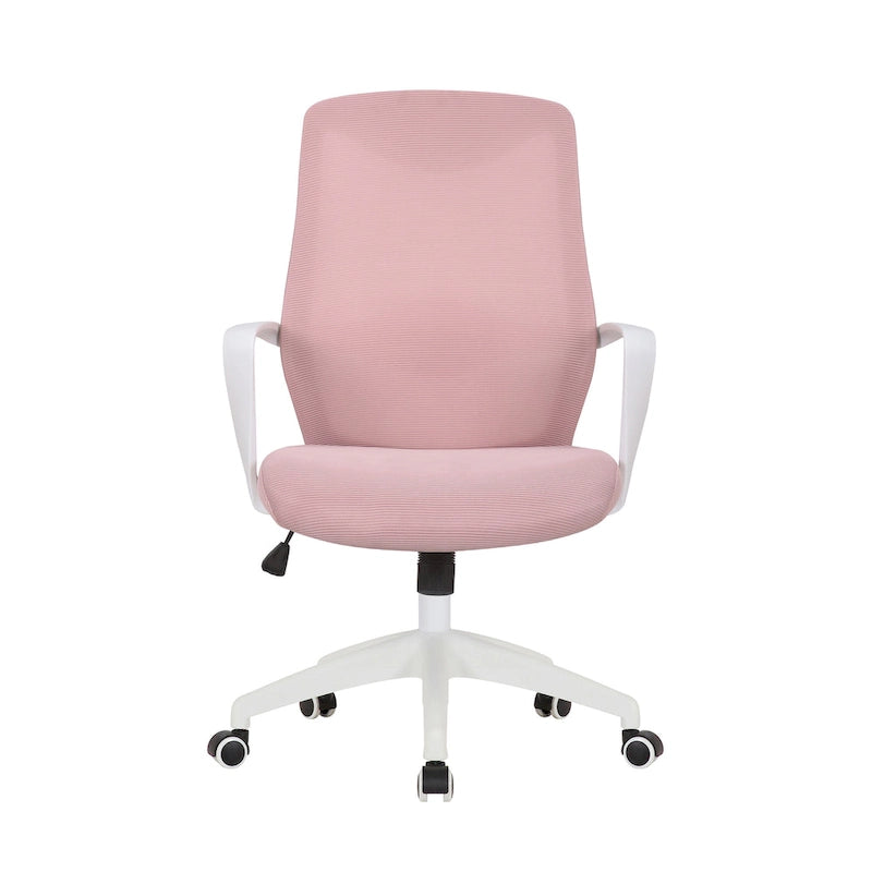 Chaise de bureau ergonomique en maille avec assise et support lombaire réglables en hauteur