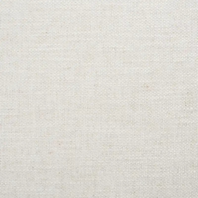 Banc de 178 cm en Teck Côtier avec Plateau en Cuir Tressé et Coussin en Lin Blanc – Entrée et Chambre