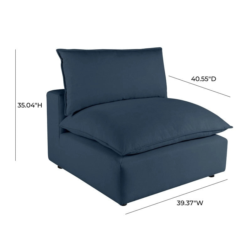 Fauteuil sans accoudoirs modulable Cali (unité)