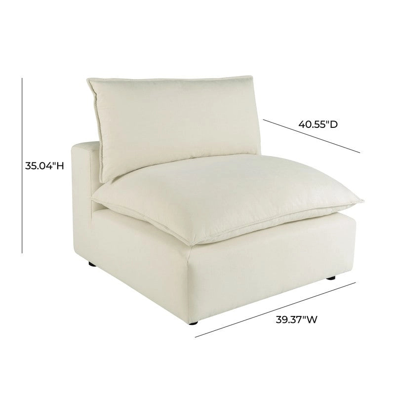 Fauteuil sans accoudoirs modulable Cali (unité)