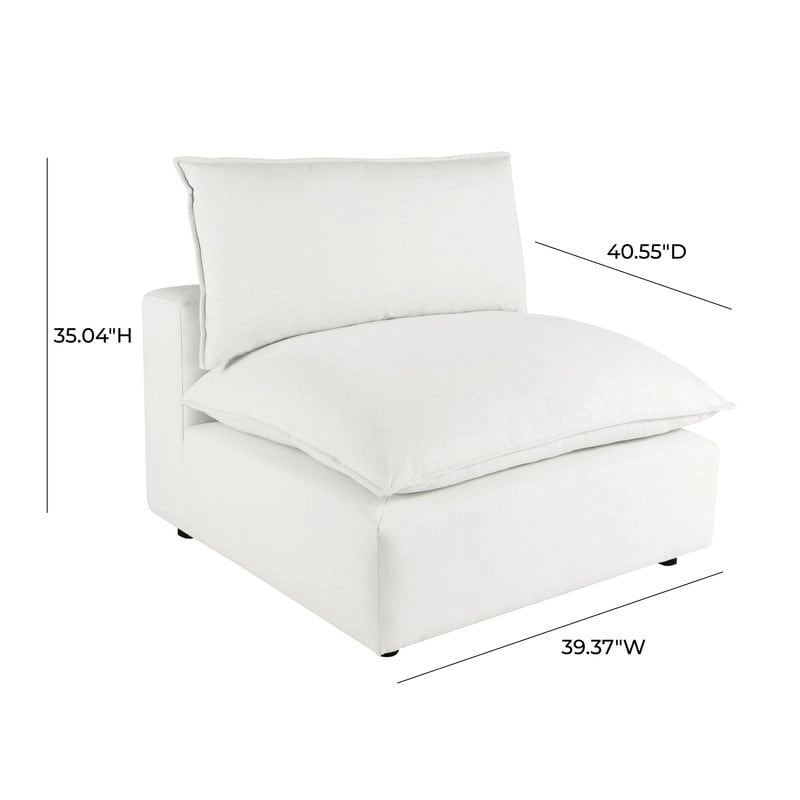 Fauteuil sans accoudoirs modulable Cali (unité)