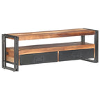 vidaXL TV Stand 47.2x11.8x15.7 Solid Wood with Finish