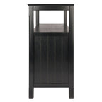 Meuble buffet, noir - 36 x 18.03 x 35.98 pouces - 36 x 18.03 x 35.98 pouces