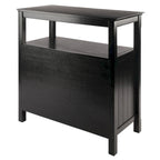 Meuble buffet, noir - 36 x 18.03 x 35.98 pouces - 36 x 18.03 x 35.98 pouces