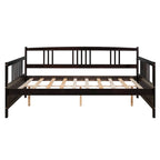 Lit de repos jumeau en bois massif avec rangement et 10 lattes – Canapé et lit combinés