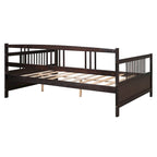 Lit de repos jumeau en bois massif avec rangement et 10 lattes – Canapé et lit combinés