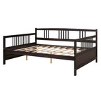 Lit de repos jumeau en bois massif avec rangement et 10 lattes – Canapé et lit combinés