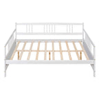 Lit de repos jumeau en bois massif avec rangement et 10 lattes – Canapé et lit combinés