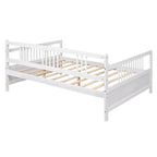 Lit de repos jumeau en bois massif avec rangement et 10 lattes – Canapé et lit combinés