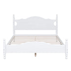 Lit plateforme de style rétro, Cadre de lit plateforme en bois