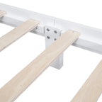 Lit plateforme de style rétro, Cadre de lit plateforme en bois