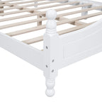 Lit plateforme de style rétro, Cadre de lit plateforme en bois