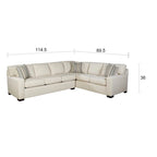 Canapé-lit d'angle Kobe avec matelas en mousse à mémoire de forme Queen Gel