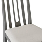 Ensemble de salle à manger contemporain 5 pièces en bois avec 4 chaises rembourrées