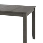 Ensemble de salle à manger contemporain 5 pièces en bois avec 4 chaises rembourrées