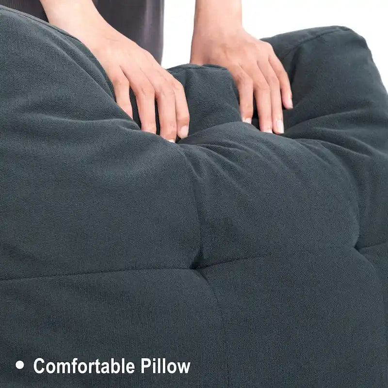Canapé d'angle en U 4 places en tissu respirant – Capacité de 400 kg