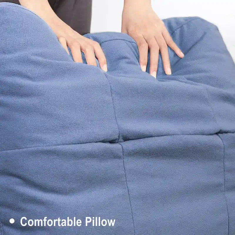 Canapé d'angle en U 4 places en tissu respirant – Capacité de 400 kg