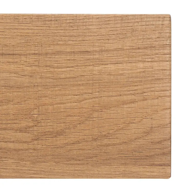 Table à manger industrielle rustique Mid-Century avec pieds en épingle – 150 cm de large, finition gris canyon