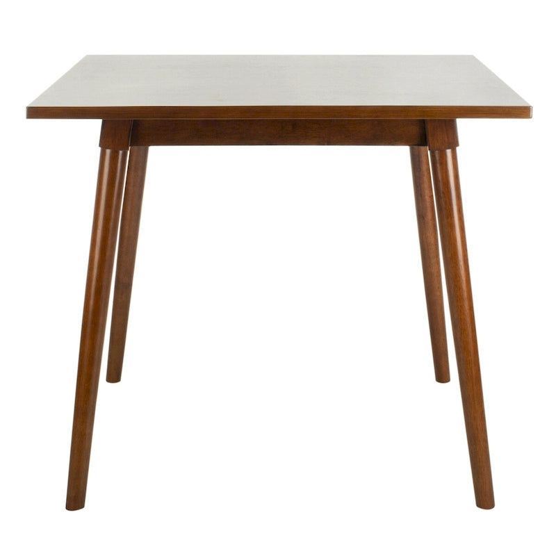 Table de salle à manger carrée contemporaine avec pieds de style vintage – 36 po