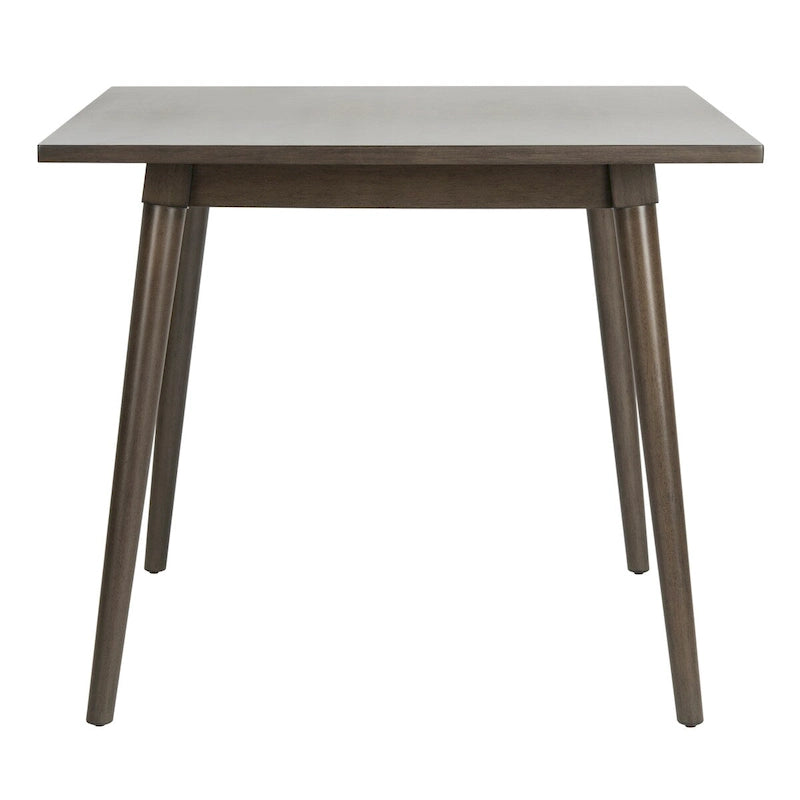 Table de salle à manger carrée contemporaine avec pieds de style vintage – 36 po
