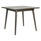 Table de salle à manger carrée contemporaine avec pieds de style vintage – 36 po