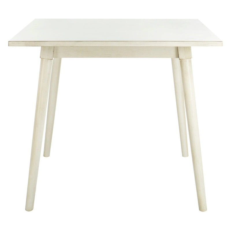 Table de salle à manger carrée contemporaine avec pieds de style vintage – 36 po