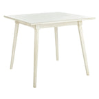 Table de salle à manger carrée contemporaine avec pieds de style vintage – 36 po