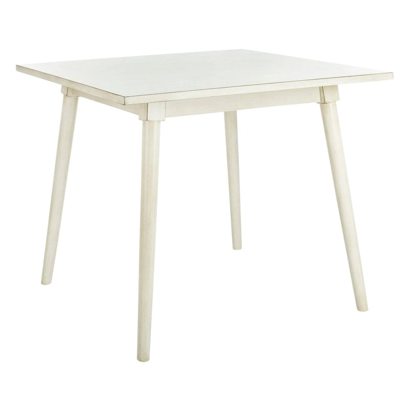 Table de salle à manger carrée contemporaine avec pieds de style vintage – 36 po